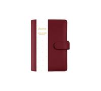 FILOFAX Agenda SAFFIANO PERSONAL ORGANISER Dark Cherry rosso scuro