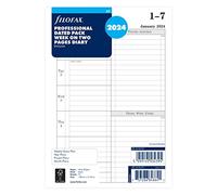Filofax Agenda settimanale 2024, formato A5, colore bianco - NUOVO