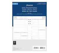 Filofax Agenda settimanale 2026, formato A5, 26-TM7051
