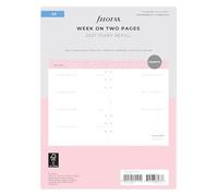 Filofax Agenda settimanale 2027 con coriandoli, formato A5, 27-68591