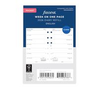 Filofax Agenda tascabile settimanale 2026 inglese 26-68226