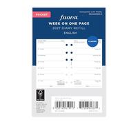 Filofax Agenda tascabile settimanale 2027 inglese 27-68226