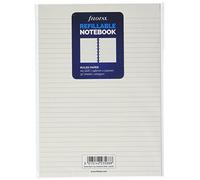 Filofax Blocco note A5 a righe per quaderno ricaricabile, bianco, 152008