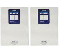Filofax Blocco note A5 a righe per quaderno ricaricabile, bianco, 152008 (Confezione da 2)