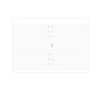 Filofax Blocco note bianco a righe A5 (B342210)