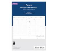 Filofax Deskfax Agenda 2027 27-68612 con appuntamenti settimanali su due pagine