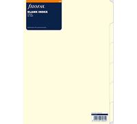 Filofax - Divisori con linguetta in formato A4, 6 pezzi, colore panna
