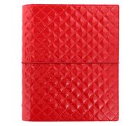 Filofax Domino Luxe - Agenda formato A5, colore: Rosso