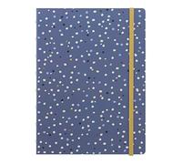 Filofax Indigo A5 - Blocco a spirale ricaricabile con neve, Oro