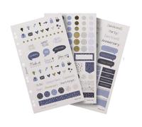 Filofax Indigo Series Premium Quality and Stylish Designed Multi-Fit Stickers