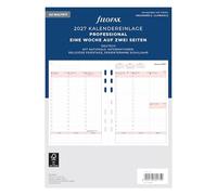 Filofax Inserto per calendario A5 Professional, 1 settimana su 2 pagine, in tedesco 2027