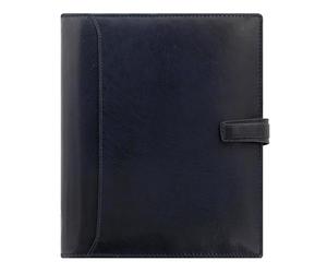 Filofax L026058 Agenda da Pelle, A5, Blu Navy