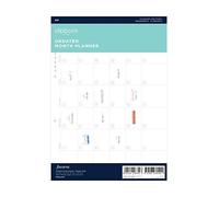 Filofax L346001 Planner Mensile Non Datato A4, 5 Fogli - NUOVO