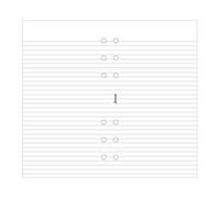 Filofax Libro bianco a righe (B133008)