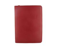 Filofax Metropol Premium Quality Stylish A4 Zip Folder with Calculator (Red)