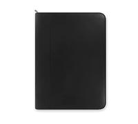 Filofax Metropol Raccoglitore con custodia a zip e calcolatrice, colore: Nero