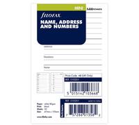 Filofax Mini Addresses Refill (Cotton Cream)
