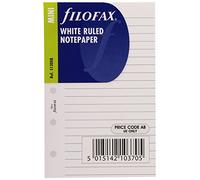 FILOFAX MINI REFILL RULED WHITE 513008, bianco a righe per taccuino (513008)