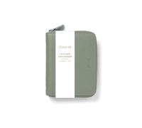 Filofax Organizer tascabile compatto Norfolk con cerniera, colore: salvia
