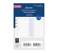Filofax Pocket English Horizontal Planner 2026