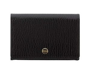 Filofax Porta biglietti da visita in pelle Chester, nero