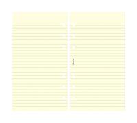 Filofax Ruled cotone panna (B133053)