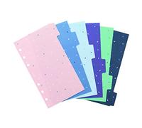 Filofax Set di 6 divisori con linguette, dimensioni personali, collezione da giardino, (B132743)