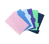 Filofax Set di 6 divisori da giardino, tascabili, B132744