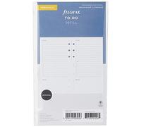 Filofax To Do Ricarica Inserire per Taccuino, Bianco - NUOVO
