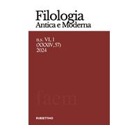 Filologia antica e moderna (2024). Vol. 57 - AA.VV.