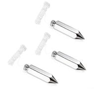 Filopiombo Esagonale 8oz Acciaio Ottone Precisione(3PCS) | Acciaio laminato a per freddo, punta ottone, precisione ±1°, cordino 15m, uso edilizio