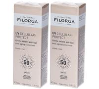 Filorga Uv Cellular Protect Face Crema Solare SPF50+ 2x40 ml