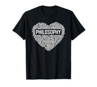 Filosofia Cuore Amante del cuore Regalo Filosofo Amore Maglietta
