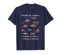 Filosofia dei Capibara Maglietta, Uomo, Navy, M