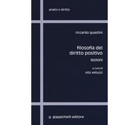 Filosofia del diritto positivo. Lezioni