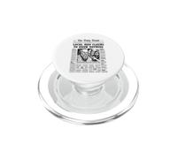 Filosofia divertente Socrate Giornale non sa nulla Filosofo PopSockets PopGrip per MagSafe