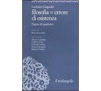Filosofia = errore di esistenza