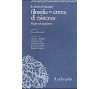 Filosofia = errore di esistenza - Gasparini Ludovico