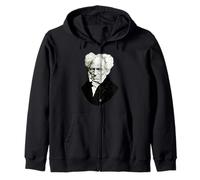 Filosofia esistenzialista di Schopenhauer Felpa con Cappuccio