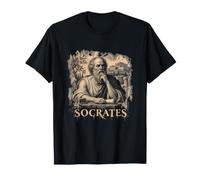 Filosofia Greca Socrate Atene Pensatore Saggezza Maglietta