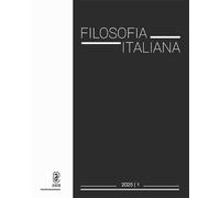 Filosofia italiana (2025) (Vol. 1)