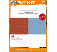 FILOSOFIA. LA RICERCA DELLA CONOSCENZA 3A + 3B + FILOSOFIA PER TUTTI 3 (9788824738163) - Libro Scolastico + Kit Scuola con Copertine Rebillo