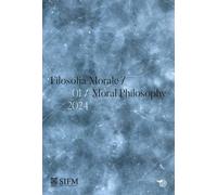 Filosofia morale-Moral philosophy. Vol. 1 - 2024 - Mimesis