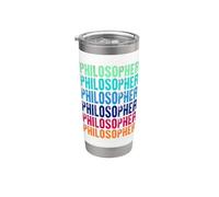 Filosofo - Colorato Bicchiere termico in acciaio inox doppia parete