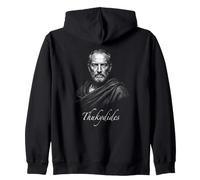 Filosofo di Storia Greca Antica di Tucidide Felpa con Cappuccio