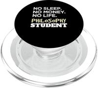 Filosofo Dormire Soldi Vita Filosofia Studente PopSockets PopGrip per MagSafe
