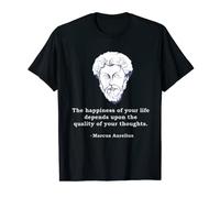 Filosofo Marco Aurelio Filosofia Stoico Stoicismo Maglietta