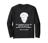Filosofo Marco Aurelius Filosofia Studente Stoiker Maglia a Manica