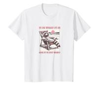 Filosofo Procione, è Quello Che è, e Non è Eccezionale Maglietta, Bambini, Bianco, 6 Anni