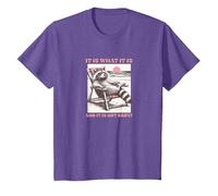 Filosofo Procione, è Quello Che è, e Non è Eccezionale Maglietta, Bambini, Viola mélange, 2 Anni